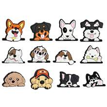 9pcs/12pcs Pet Dog Series Focal Beads Set, Cute Labrador Corgi Paw Print Cartoon Pattern Beads For Keychain Pen Decoration DIY Accessories, Pen Not Included - Multicolor - View 11