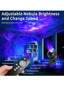 1pc Astronaut Guitar Starry Sky Projector With Remote Control And 360° Adjustable Rotation, Starry Sky Atmosphere Suitable For Bedroom, Room Decoration, Party Gifts - ánh sáng đa sắc - Xem 8