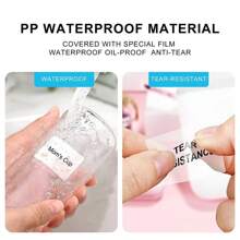 Niimbot Transparent Thermal Label Paper Self-Adhesive Sticker Waterproof For Niimbot B1 B21 Mini Portable Printer For Office Home Label Maker