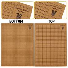 1pc 12*16inch Macrame Braided Rope Checkered Cushion Board Cork Board DIY Wool Cotton Rope Braided Fixing Tool Cork Board - Multicolor - View 3