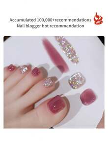 annies 10毫升夏季热销闪亮脚趾甲油亮片凝胶 2025新款冰啫喱裸色指甲油凝胶 2支装 女孩礼物美甲 - 彩色 - 查看 6