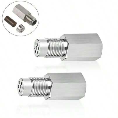 M18x1.5 58MM 02 Sensor Mini CatalyticConverter, Spacer Adapter, Universal OxygenSensor Adapter, Car Engine Light Failure Decoder