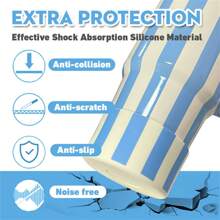 كم سيليكون للكوب، وقاية لامسة للكوب، حامل كوب للسيارة