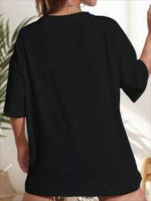 Retro Savannah Baseball T-Shirt, Vintage Soft Tee, Unisex Shirt, Banana Fan Gift, Summer Sports Top - 黑色 - 查看 2