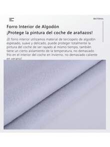 Funda Cubierta Auto Grande 4.9m Anti-sol Polvo Viento 3XL ,Funda Sedan Cubierta Auto Coche Protector Impermeable 4.9m - Gris Claro - Ver 6