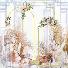 1-3Sets, White Arch Cover, Spandex Double Sided Wedding Arch Cover, Wedding Arch Backdrop Cover Kit For Wedding Birthday Party, Banquet, Ceremony And Gift Decoration - Multicolor - View 8