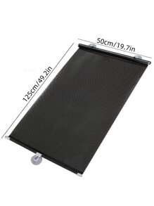 Blackout Roller Blinds Temporary Portable Curtains With Suction Cups, Punch-Free, Sunshade One-Way Mirror Roller Blinds, Daytime Indoor Transparent Visible Roller Blinds, Heat-Controlled Anti-UV Curtains, Blackout PVC Retractable Sunshades, Classic Home Decoration Style, Suitable For Sunshade In Living Rooms, Offices, Doors And Windows, Car Windows, Office Buildings, Restaurants, Bedrooms And Other Scenes.