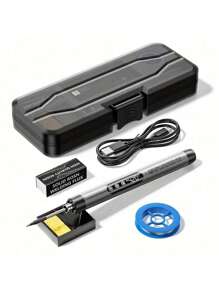 1 Set Mini Wireless Soldering Iron Kit, With Digital Display And Multi-Temperature Settings, Supports USB Charging, Suitable For Household Appliance Repair, Jewelry Making And DIY Projects