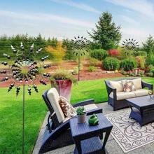 A Magical Kinetic Golden Windmill Rotator Wind Catcher, A Creative Yard Garden Lawn Outdoor Yard Decoration Unique Wind Collector - 1 件 - 查看 6