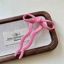 1 件装女士醋酸纤维蝴蝶发夹 2024 新款彩色发髻发夹甜美发饰、发髻接发、发髻制作器、发髻发片、发型夹、发夹