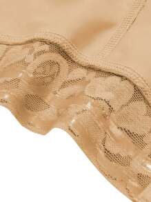 Women's Lace Mid-Rise Tummy Control Briefs Faja Body Shaping Pants Leg Shaper Shorts Women's Butt Lifting Body Shaper Seamless Fit