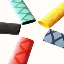 1件装-鱼竿柄套防滑热缩花钻鱼鳞纹管套柄绝缘套防滑柄纹管羽毛球拍彩色鱼竿柄套热缩管各种装备日用品柄套 - 彩色 - 查看 10