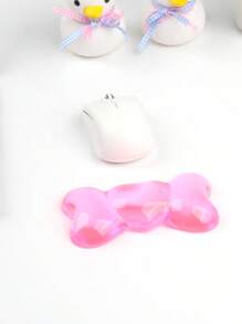 Mouse Wrist Rest, Gel Transparent Mouse Wrist Support Pad, Lovely Ergonomic Mouse Wrist Pad, Soft Transparent Wrist Pain Relief Office Home Desk Computer Mouse