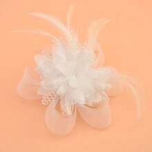 1 件女士迷人帽子网眼兔耳设计头饰教堂鸡尾酒德比帽婚礼头饰返校羽毛网眼头饰茶会配饰万圣节服装发夹配饰 - 黑色 - 查看 14