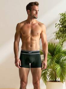 Cueca Boxer Masculina Zee Rucci Premium Sem Costuras Original - Preto - Visão 5