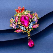 1pc Elegant & Fashionable Women Brooches, 7 Colors Available, Vintage Style Pin For Coat, Jacket, Suit, Suitable For Party, Banquet, Daily Wear, Gift - XD145 - View 16