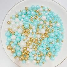 85g/3oz Assorted Pearls Cake Decorations - Cupcake Toppers For Celebrations, Wedding, Shower, Party, Christmas,Candy Decoration,Wedding Cake Topper