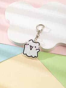1 件亚克力卡通可爱罗勒线小猫主题钥匙扣吊坠背包装饰/包包配件/书包配件/钱包吊坠/朋友礼物汽车配件包饰哥特 Y2k
