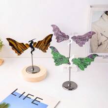 Artisan-Carved Rock Crystal Dragon Wings In Flight: Elegant Home/Office Decor | Perfect Romantic Gift For Christmas & Milestones