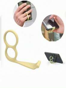 指夹式手机支架，慵懒手机支架，创意小礼物，多功能手机支架，追剧伴侣