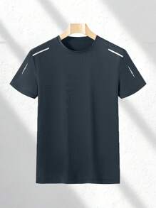 男士速干防晒探险T恤，UPF防晒，适合户外跑步和徒步旅行，情人节礼物