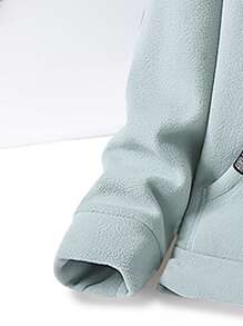 女士时尚多功能抓绒外套，冬季滑雪 - 綠色 - 查看 4