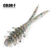 Spinpoler 25mm Micro Soft Worm Fishing Lure Light Game Tpr Mini Ajing Artificial Plastics Insect Ocean Rock Fishing Ice Fishing Freshwater Saltwater Mackerel Rockfishtackle - Multicolor - View 14