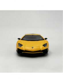 Lamborghini 1:36 比例压铸兰博基尼 Aventador - 哑光黄色，后轮驱动，滑行平稳，可开启车门，精细复制，适合男孩和女孩的玩具，收藏品和装饰品，圣诞节、万圣节、生日礼物 - 啞黃 - 查看 7