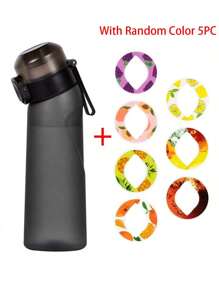 1 pièce Bouteille d'eau aromatisée de 750 ml/25 oz, ensemble de démarrage de bouteille, bouteille à boire avec une capsule d'arôme aléatoire. Convient pour les salles de sport, les écoles. Bouteille d'eau aromatisée (les capsules d'arôme n'améliorent que l'odeur, pas le goût). Ne change pas le goût de l'eau, ne fait que la rendre très parfumée.