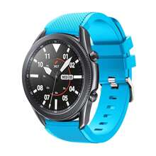 22mm Watch Band Compatible With Galaxy Watch 46mm/Galaxy Watch 3 45mm/Gear S3 Classic/Frontier,22mm Soft Silicone Breathable Watch Strap Wristband For Women Men