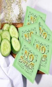 BUAEL Travel Deodorant 50 Pieces Of Deodorant Wipes And Body Wipes Individually Wrap Hypoallergenic Mini Deodorant Underarm Sweating Cucumber And Travel To Clean Skin For Female Male Teenagers - 50 - 查看 5