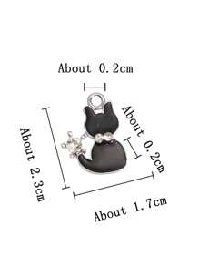 锌合金银色单孔皇冠、星球、葫芦形DIY吊坠，可做手链、项链装饰 - 銀色 - 查看 9