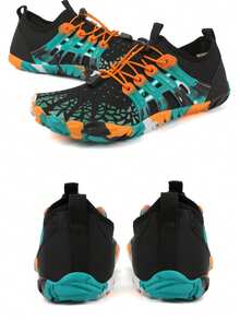 Men's Trekking Shoes & Water Shoes, Summer Shoes New Beach Trekking Shoes Water Sports Quick Dry Barefoot Water Shoes, Women's Water Socks, Suitable For Beach Vacation, Camping, Party, Swimming, Surfing, Rafting, Fitness, Yoga, Gym Workout - Multicolor - View 6