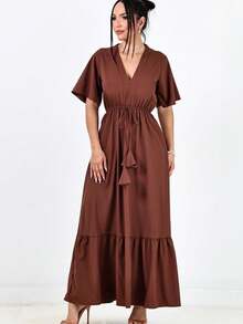 LONG SUMMER DRESS - Rỉ Nâu - Xem 1