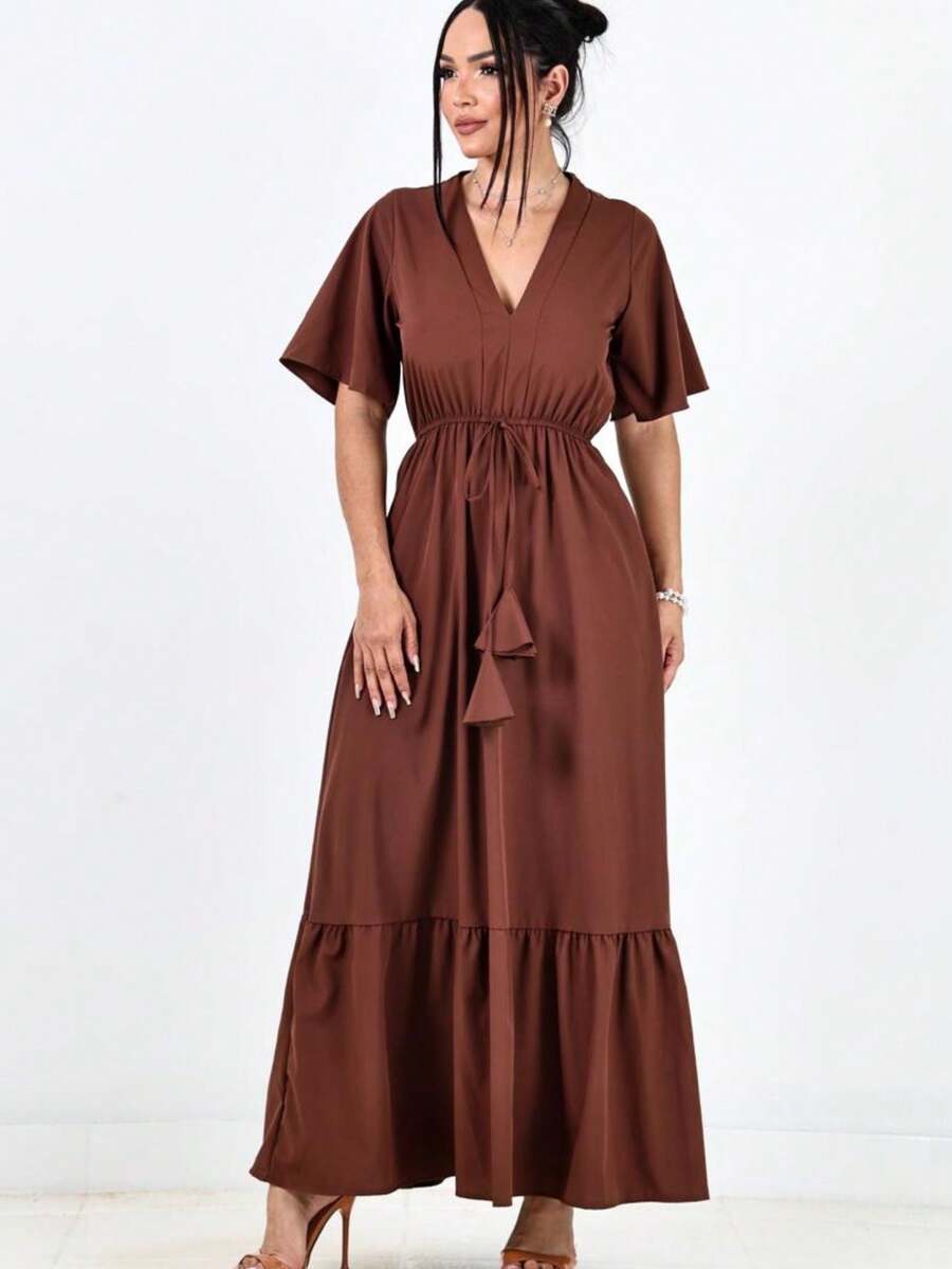 LONG SUMMER DRESS - Rỉ Nâu - Xem 1