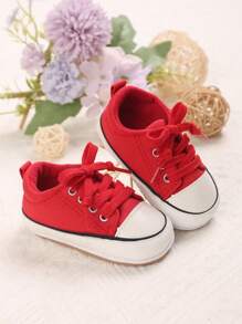1pair Fashionable Basic Comfortable Outdoor Baby Sports Shoes
