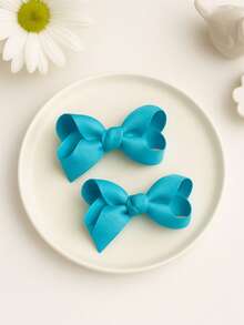 Kids Hair Accessories - Màu xanh bụi bặm - Xem 1