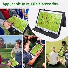 1PC Multi-Functional Portable Football Tactical Board Professional Outdoor Soccer Sports Training Clipboard Used For Strategy Demonstrations And Player Communication Tools
