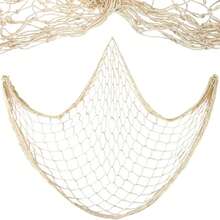 150*200cm/100*200cm Fischernetz Wandbehang Dekoration, Studio Requisiten, Raum Heim Dekoration, Mittelmeer Meer Ozean Aufkleber, Garten Handwerk, Maritimes Thema - Verschiedenfarbig - Übersicht 9