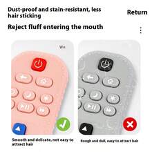 Suitable For Newborns 0-12 Months Baby Teething Toys - Baby TV Remote Control Shaped Baby Toys - Baby Teething Toys Suitable For Boys And Girls, Easter Basket Filler, Remote Control, Baby Supplies, Christmas & Halloween Gifts - Multicolor - View 10