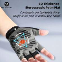 New Summer Outdoor Hiking Fitness Fishing Thin Sports Cycling Half Finger Gloves, Lightweight High Elasticity Breathable