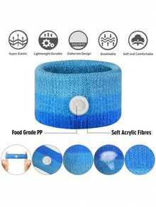 Motion Sickness Bands, For Pregnant Women Gifts Sea Sickness Wristband, Motion Sickness Wristband For Pregnant Women, Sea/Air Sickness Relief Bracelet, Outdoor Anti-Nausea Acupressure Wristband For Cruise Ship Travel Essentials - Multicolor - View 2