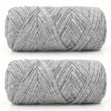 1/2 件优质 T 恤纱线，400 克（200 克 * 2），2 包优质高弹力编织碎布纱线，高弹力绳纱，纱线，钩针纱线，优质高弹力编织碎布纱线，适用于手工编织袋、篮子、地毯、鞋子、家居装饰和 DIY 工艺品，有多种颜色可供选择。 - 彩色 - 查看 47