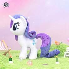 Hasbro 毛绒玩偶 - 暮光闪闪公主造型，带有闪亮的犄角和彩虹鬃毛，柔软舒适，适合女孩，节日礼物，适合3岁及以上儿童，官方授权角色 - 稀有度 - 查看 3