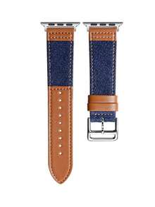 Correa de cuero de caballo loco premium para Apple Watch - Correa de negocios vintage de doble cara con hebilla de latón ajustable | Bandas de repuesto suaves que se ajustan a Series Ultra/SE/10/9/8/7/6/5/4/3/2/1 (38-49mm) Unisex - 42mm/44mm/45mm/49mm - Ver 22