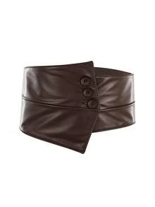 1pc Women's Elastic Waist Decorative Belt, Solid Color Adjustable Waist Cincher Belt For Coats, Down Jackets, Hook And Loop Closure Fall, Autumn, Halloween - Waistband - View 4