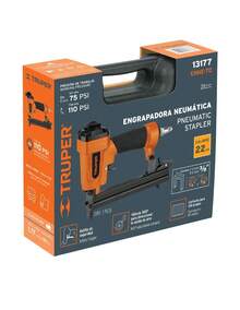 Pneumatic Stapler, 22 Gauge, Truper - Orange - View 4
