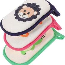 3 件装婴儿沐浴海绵、婴儿浴刷、儿童沐浴球、新生儿洗头海绵