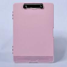PP Folder Storage Box File Box A4 Writing Board Clip, Large-Capacity Nursing Clipboard With Pencil Case,Back To School,School Supplies