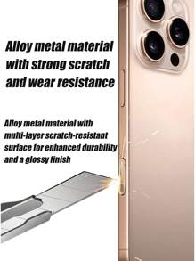 2 pezzi Protezione per pulsante fotocamera compatibile con 16, 16 Plus, 16 Pro Max - Resistente ai graffi, sensore di forza ad alta precisione, copertura di controllo intelligente della fotocamera, controllo touch scorrevole per custodie 16
